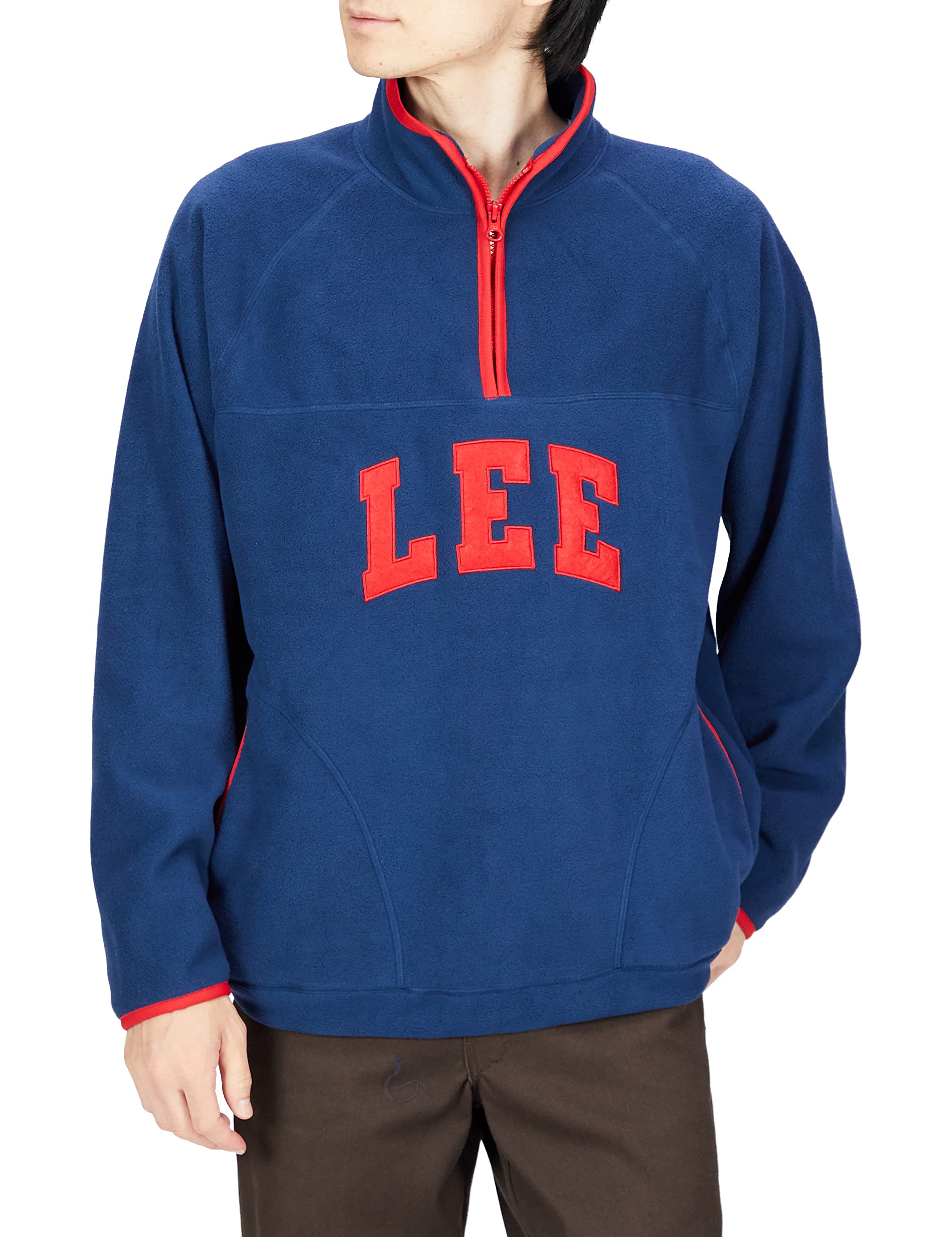 

Lee Official Fleece Size XL Men s Half-Zip Shirt, Navy,