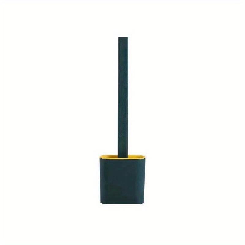 1 Set, Water-proof Base, Toilet Brush with Holder Set, Floor-to-ceiling or Wall-mounted Toilet Brush with Long Handle,