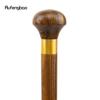 Gelber Sandelholz-Holz-Mode-Spazierstock Dekorativer Cosplay-Party-Holz-Spazierstock Halloween-Keule Zauberstab Crosier 87cm