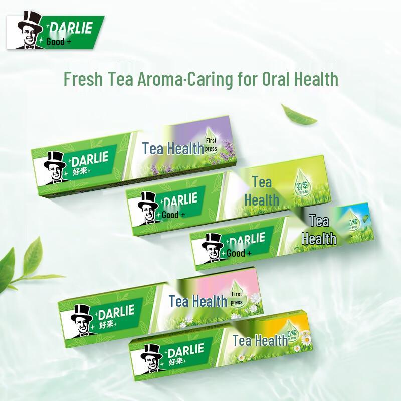 Darlie Tea Care Longjing Green Tea Toothpaste, 6-Pack