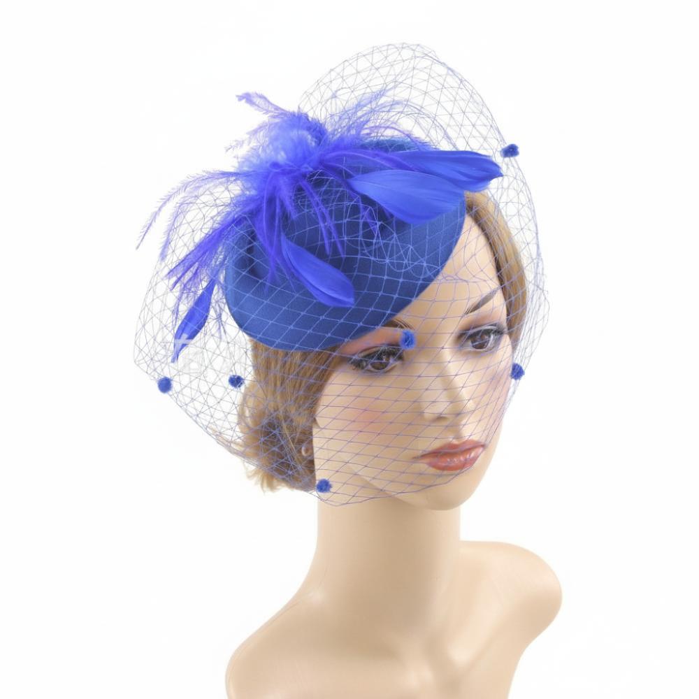 Fishnet Veil Felt Fascinator Hat Elegant Pillbox Hats New Wedding Veil Hat  Wedding Party