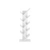VASAGLE Tree Bookshelf, 8 Tier Floor Standing Bookcase with Wooden Shelves for Living Room, Home Office, White