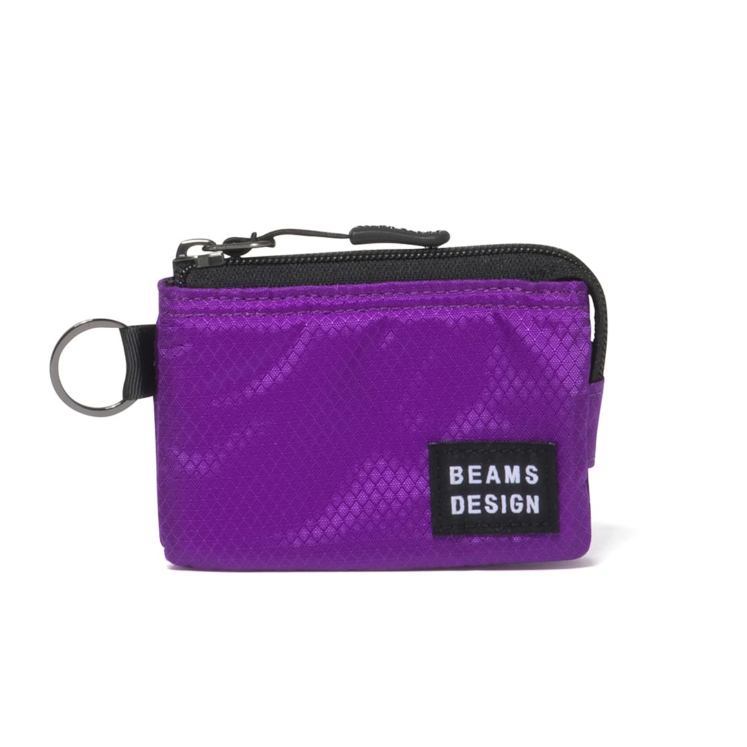 BEAMS DESIGN Coin One BMMW6JC2 Aggressive Purse, Purple, Size,