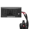 Motorcycle Water Temperature Gauge Water Temperature Meter, High Precise Ultra Thin Fahrenheit Thermometer LCD Display ABS Housing Water Temp Meter