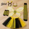Comfortable Dress Up Honey Festival Kids Bee Cute Accessories for Wing Kids Costume Princess Girls Sparkly Fairy Wings Parties