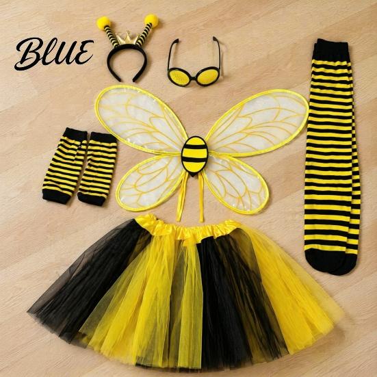 Comfortable Dress Up Honey Festival Kids Bee Cute Accessories for Wing Kids Costume Princess Girls Sparkly Fairy Wings Parties