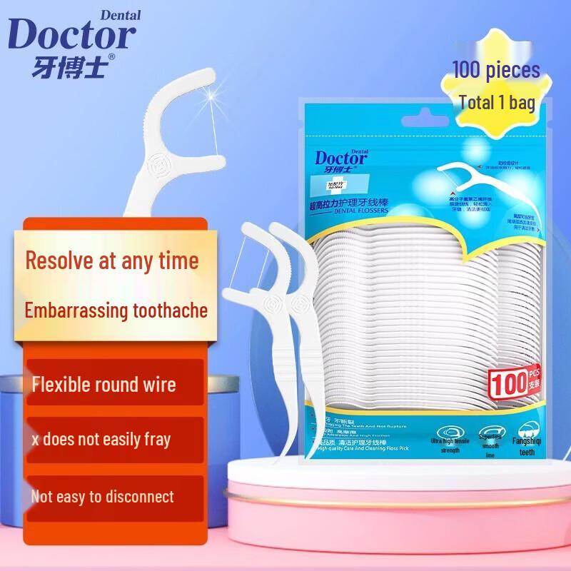 Dr. Tooth Gentle Gum Care Dental Floss Picks