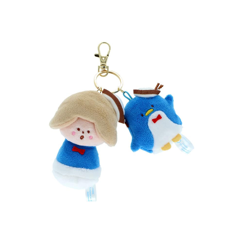 mizutama Sanrio Characters Goods Keychain Plush Tuxedo Sam S8351716 [Sunstar Stationery]