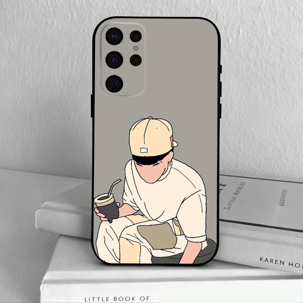 R-Rapper S-Singer M-Milo J  Phone Case For Samsung S25,S24,S21,S22,S23,S30,Ultra,S20,Plus,Others Soft Black Case