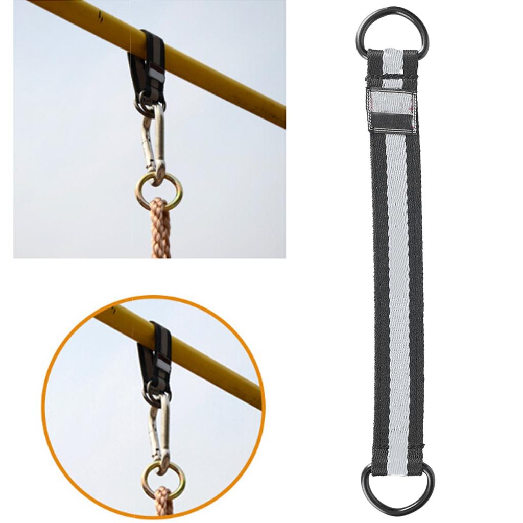 1 Pair Kids Children Seesaw Connecting Belt Swing Strap Accessories with D Ring Buckle