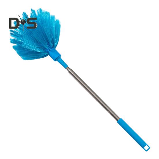 Staubwedel mit Verlängerungsstange, Teleskop-Reinigungswerkzeug aus Edelstahl, platzsparende Mehrzweck-Reinigungsbürste