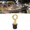 2Pcs Screw Type Compression Drain Plug Excellent Sealing Oxidation Resistant Rubber Brass Boat Drain Plug for Marine Yacht