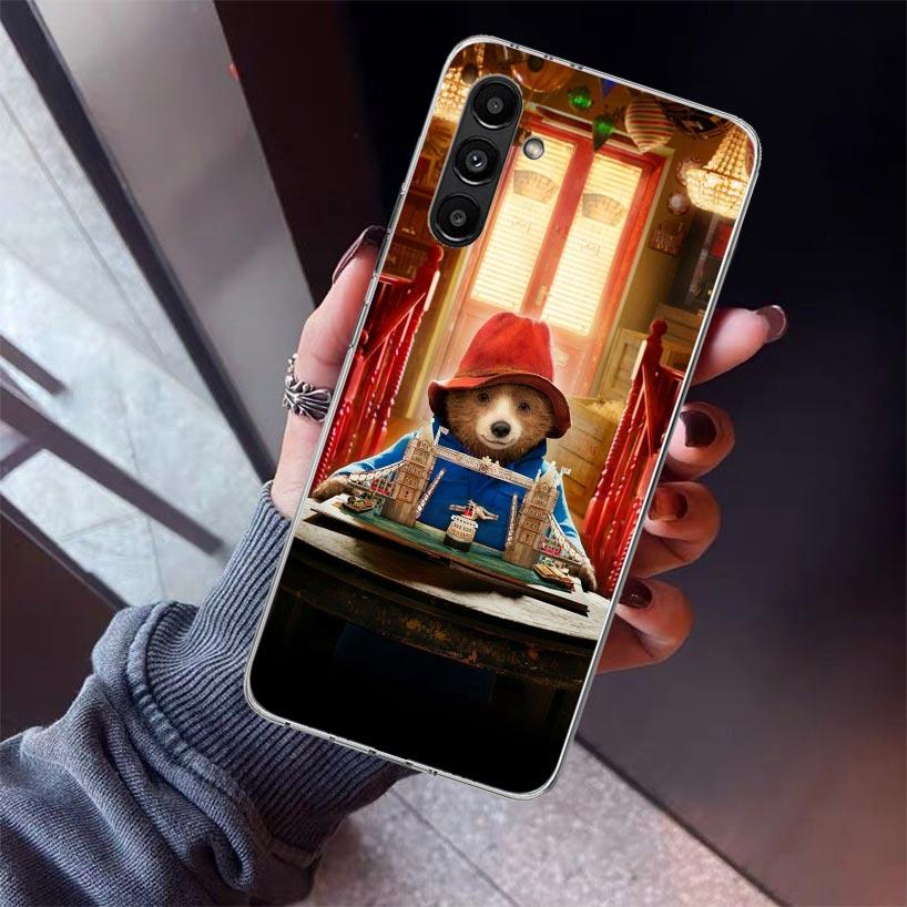 Cute P-PaddingtonS Bear Phone Case For Samsung Galaxy A17 A16 A15 A14 A13 A57 A56 A55 A54 A53 A37 A36 A35 A34 A33 A26 A25 A24 A2