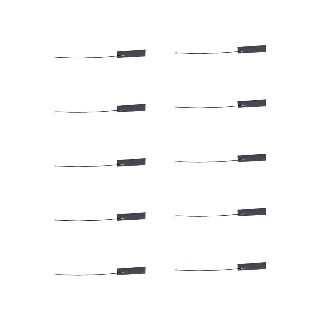 10PCs Set Builtin FPC Antenna Flexible Strip 824960MHz RG1.13 Wire Back Adhesive for Nbiot Module