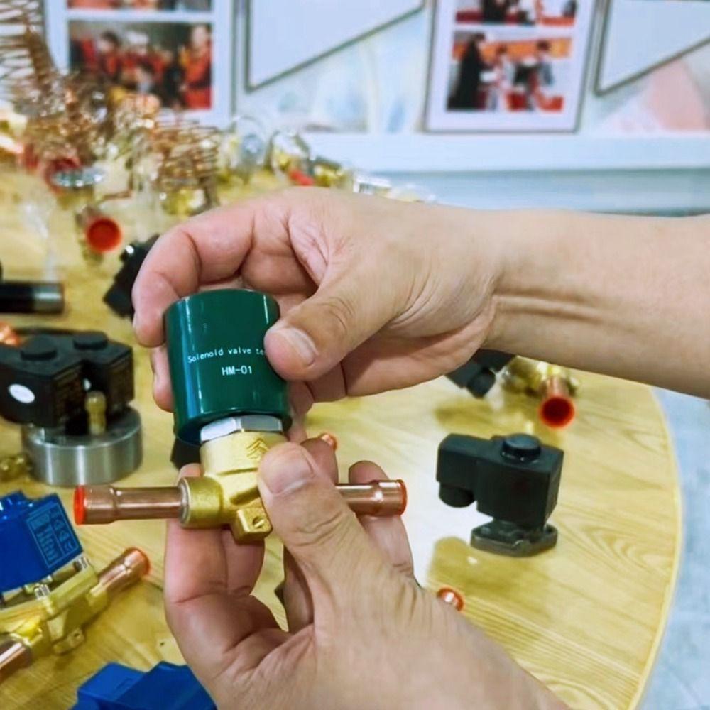 Strong Magnetic Opening Valve Solenoid Coil Maintenance Valve  Home Air Conditioner Detection
