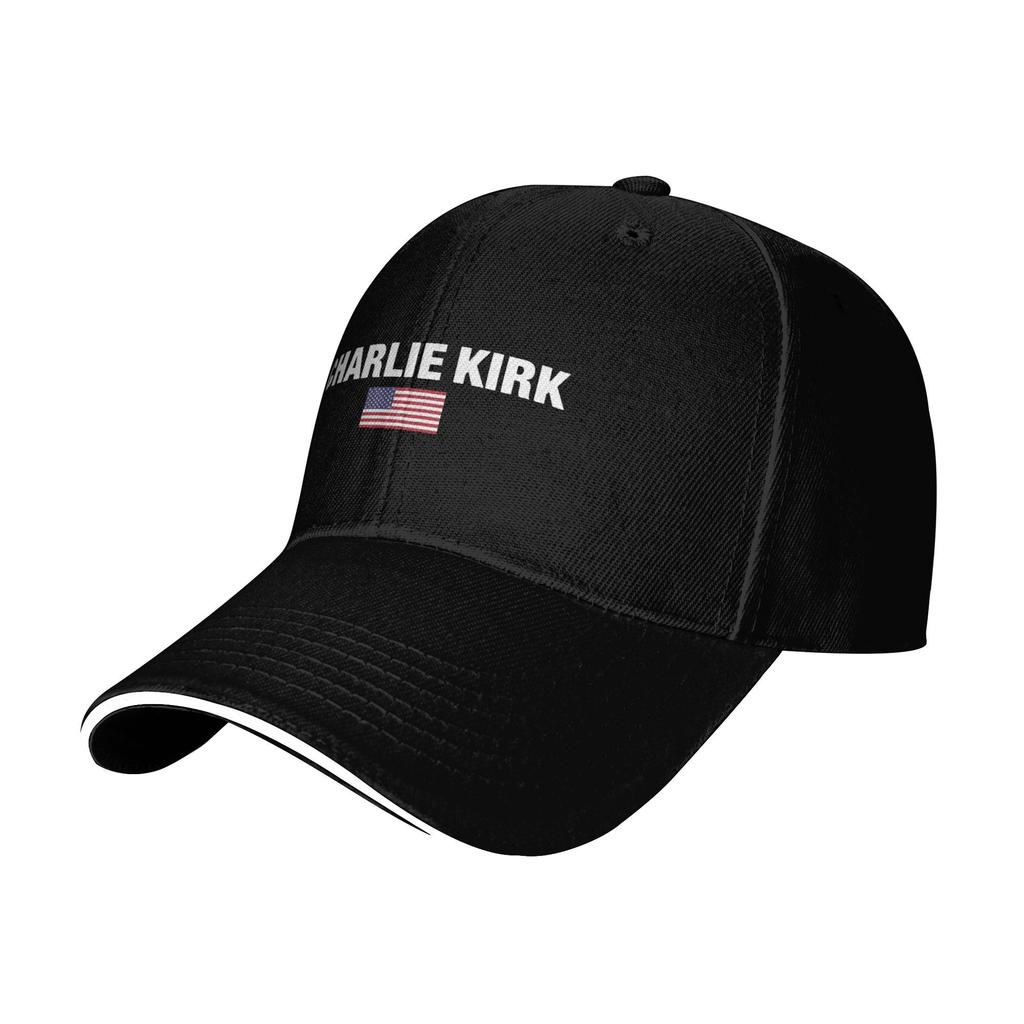 Never Forget Charlie Kirk Hero US Flag Custom Baseball Caps Women  Printing Male Beach Sunscreen Hat Snapback Cap