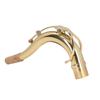 Sassofono piegato collo 27,5 mm calibro oro colore B bemolle tenore sax piegato collo sostituzione