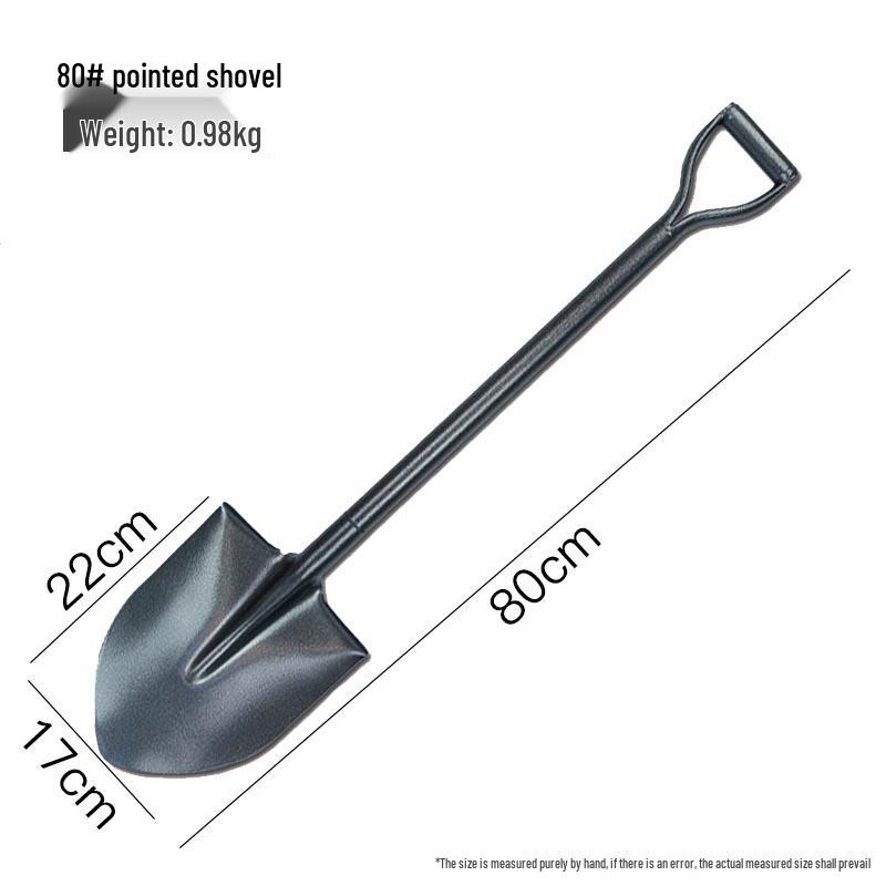 Manganese Steel Iron Shovel for Gardening - Heavy Duty Tool for Planting, Digging, and Outdoor Use