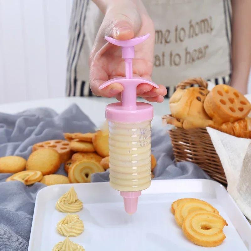 Nuevas 8 Boquillas para Manga Pastelera con Jeringa Dispensador de Boquillas de Plástico para Crema para Hornear Glaseado Puntas para Crema Pastelera Tubo para Decoración de Pastelería
