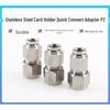 Stainless Steel Quick Connect Straight Fitting
