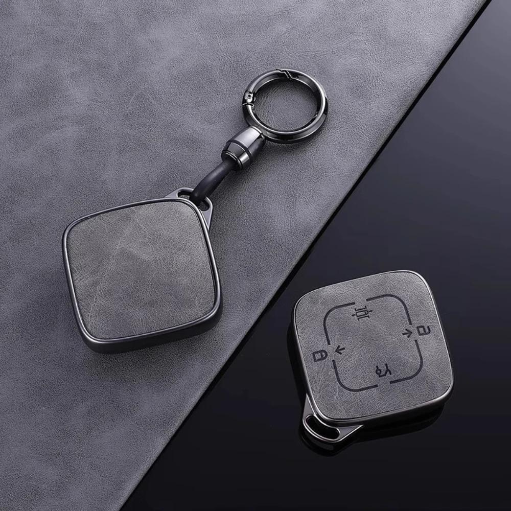 Portable Key Case for ZEEKR 001 ZEEKR X 2023 2024 Remote Car Key Cover Fob Holder Protection Shell Keyring Keychian Accessories