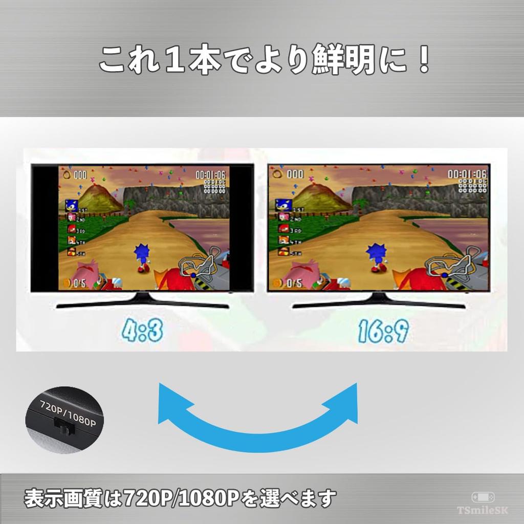 [TSmileSK] Sega Saturn HDMI Conversion Cable 720p/1080p Converter