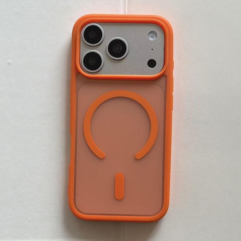 Frosted Phone Case For For Iphone 17 16 1 14 Plus 13 Pro max For Skin sensation Matte Transparent Magnetic Cover
