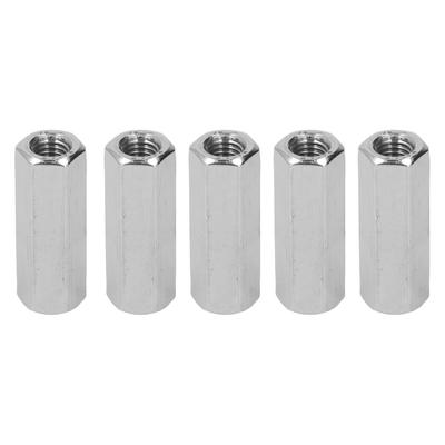 5Pcs Hex Coupling Nut 304 Stainless Steel Easy Assembly M10 Connector Nut for Bolts Studs