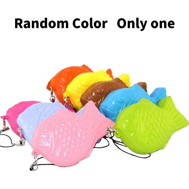 

Fish Mobile Colorful Pendant Cute Cartoon Girl Backpack Keychain Decoration