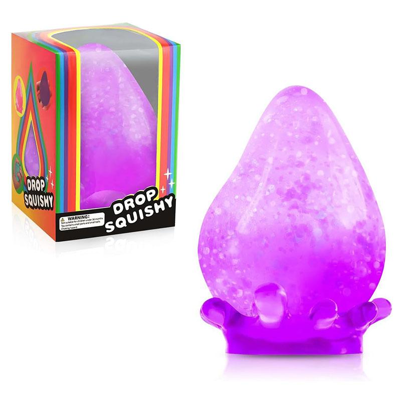1 шт. Цвета случайные Мягкая большая капля воды Зажим Симуляция Мечта Капля воды Медленное восстановление Украшение для офиса Расслабление - Снятие стресса