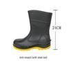 PVC Steel Toe Safety Boots: Anti-static, Acid & Alkali Resistant, Non-slip, Wear-resistant, Anti-smash, Breathable and Penetration-resistant.