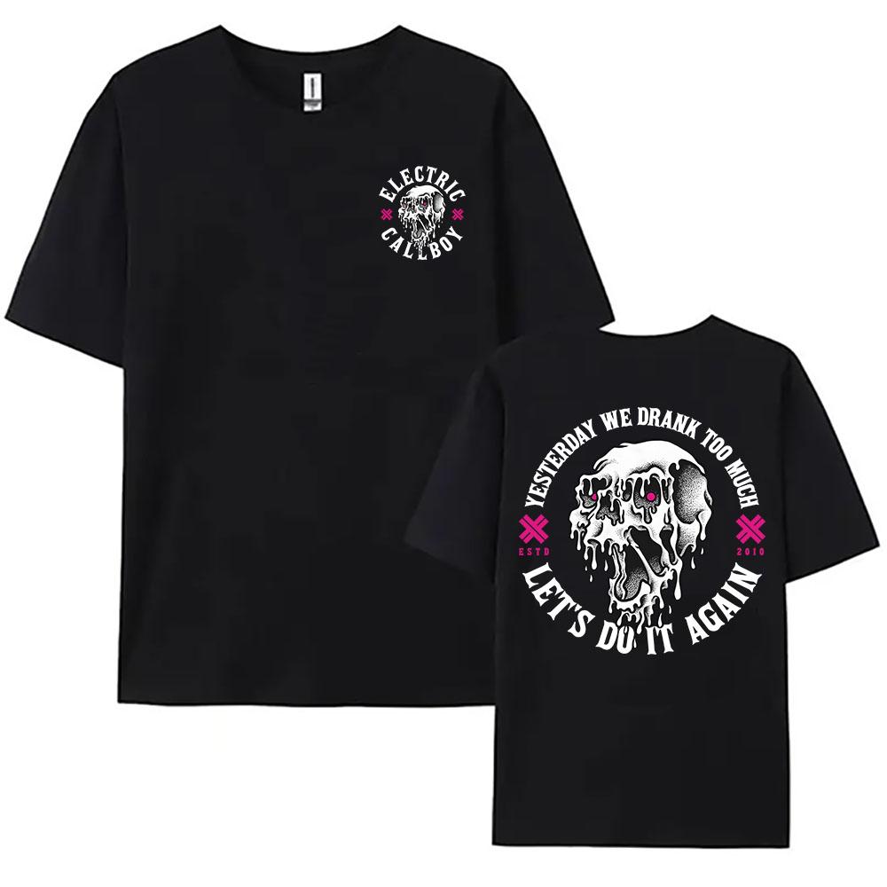 

Let s Do It Again Shirt ELECTRIC CALLBOY Band T-shirt Unisex Streetwear Short Sleeve Cotton Women Tshirts Graphic Tops 5XL різнокольоровий