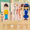 Children's Early Education Characters Body Organ Structure Cognitive Puzzle Brain Multi-Layer Development Wooden Toys