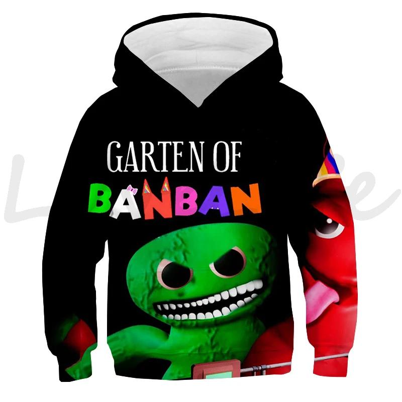 Children Garten Of BanBan Hoodie Boys Girls Sweatshirts Tops Kids Cartoon Pullover Harajuku Hoody Autumn Outwear Sudadera