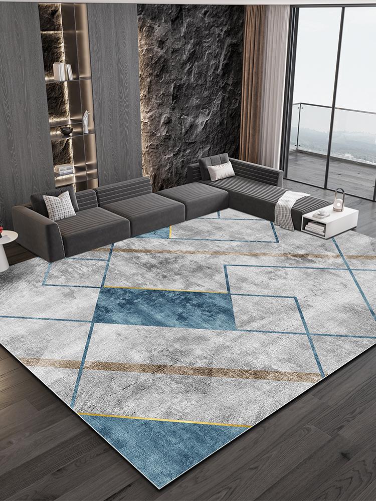 Light Luxury Study Rug Large Area Nordic Style Carpets for Living Room Minimalist Bedroom Decor Bedside Carpet Home Washable Mat