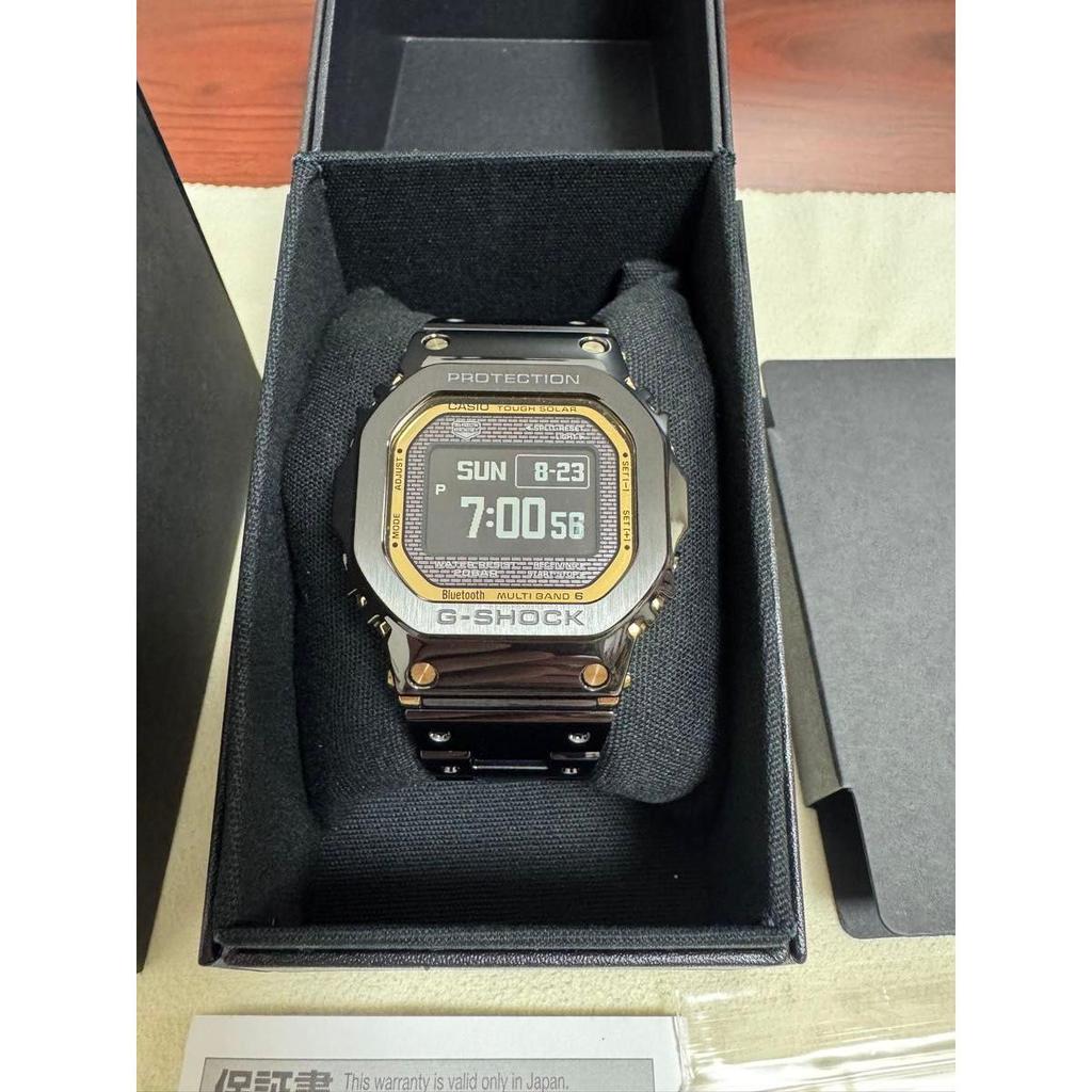 Used [New] CASIO G-SHOCK GMW-B5000BD-1JF Full Metal Black Radio Solar