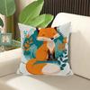 Cartoon Fox Pillow Cover Cushion Covers  ×  Stuffed Cushions Decorative Pillows for Sofa Cases × Elegant Room Sleep Home