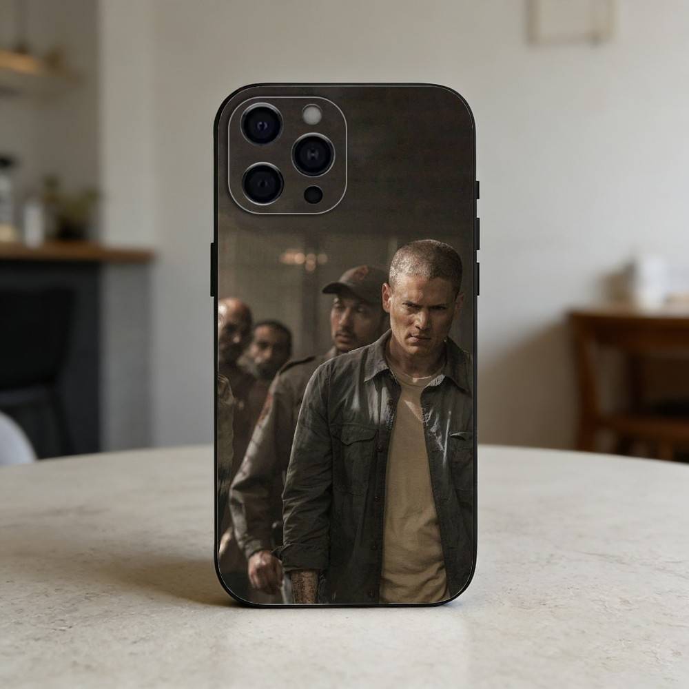 Prison Break TV Series Phone Case Silicone Black Soft For IPhone 17,16,15,14,13,12,11,SE,Plus Pro Max