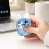 Bunny Stress Toy 2Pcs Glitter Rabbit Relief Toy Stretchy Clear Squeeze Pinch Animal Shape Fidget Party Favors for Kids Adults