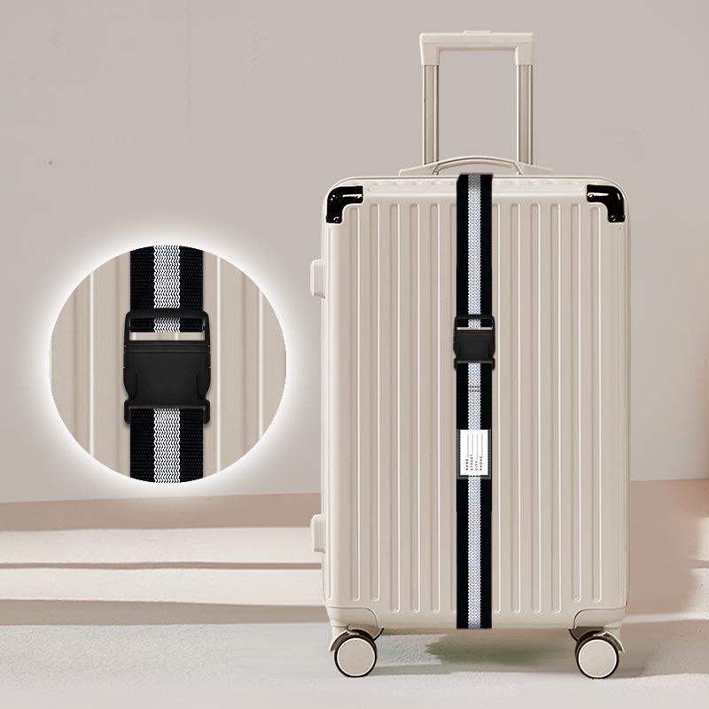 Luggage Strap: One-Word Cross Design, No Combination Lock
