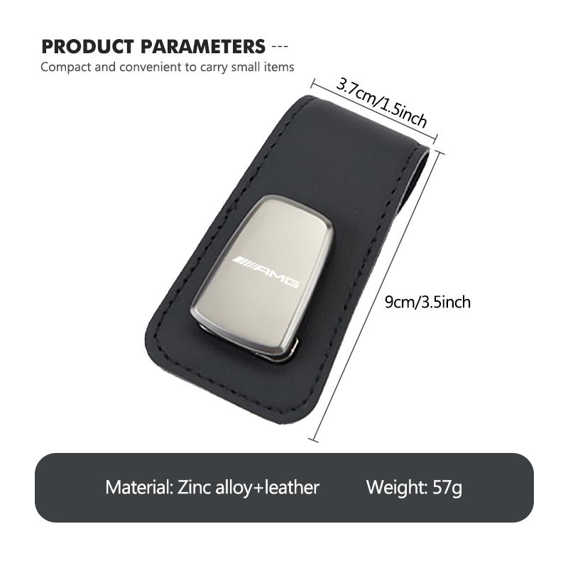 Magnetic Car Sunglasses Holder Eyeglass Hanger Ticket Card Clip For Mercedes Benz AMG W202 W212 W213 W220 W221 W222 C180 C200
