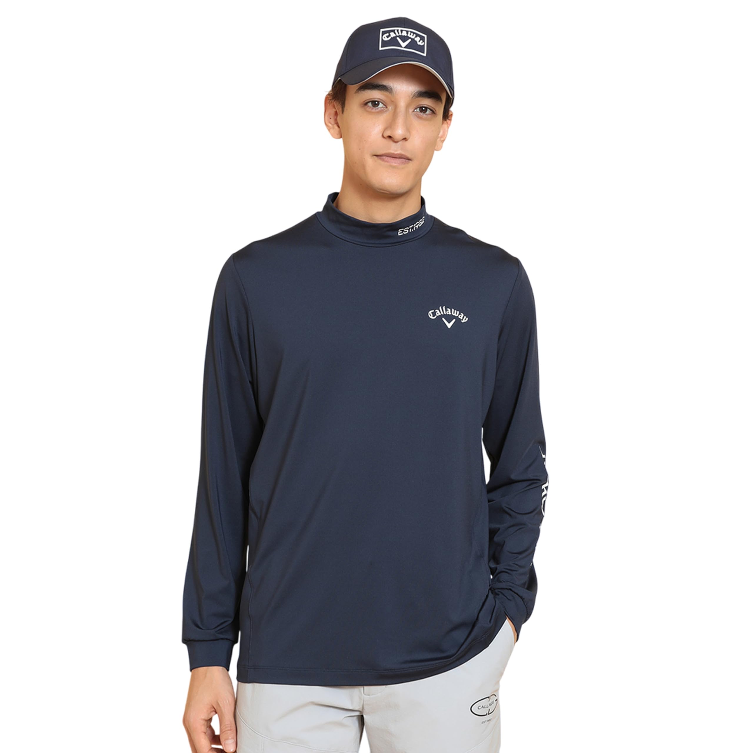 

Рубашка с длинным рукавом и воротником-стойкой, защита от УФ-лучей, для гольфа C25133101 LL [Callaway] Мужская (Растягивающийся, Защита) / / 1120_Военно-морской флот