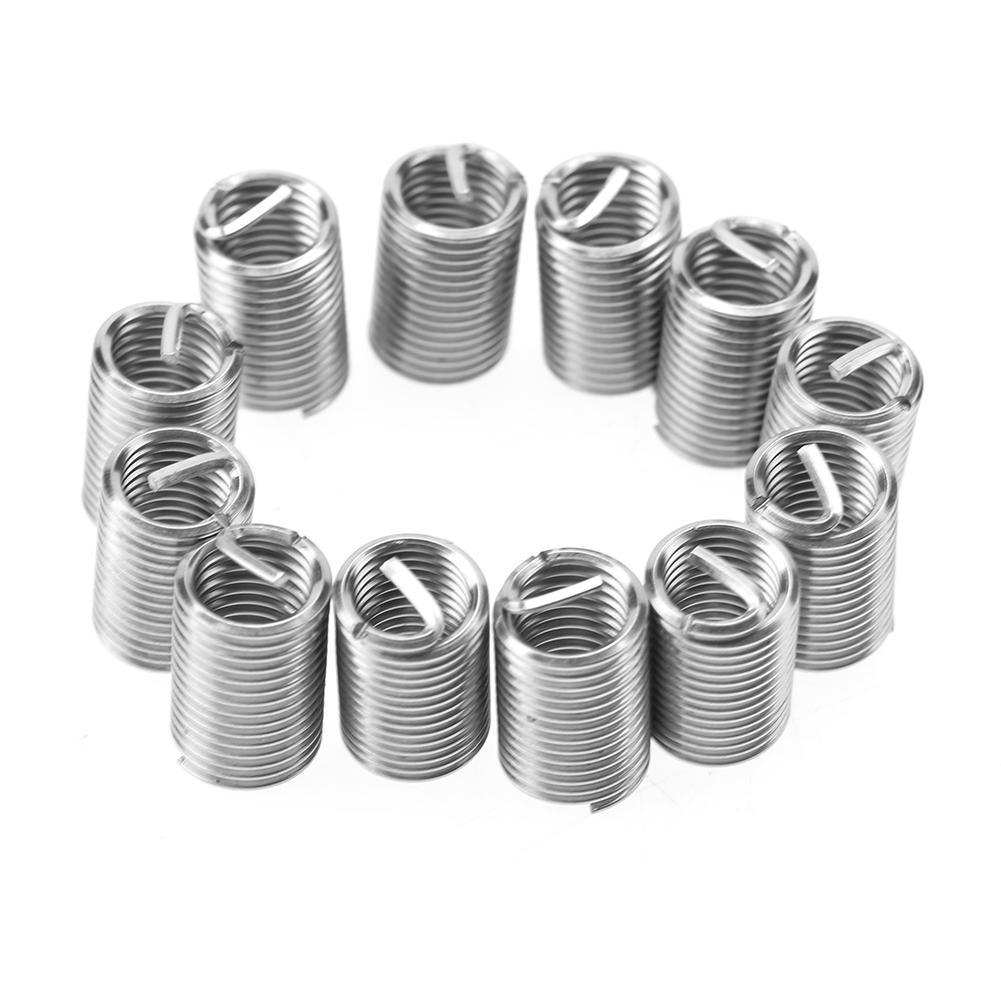 50pcs M10 Stainless Steel SS304 Coiled Wire Helical Screw Thread Inserts ((M10*1.5*2 D)