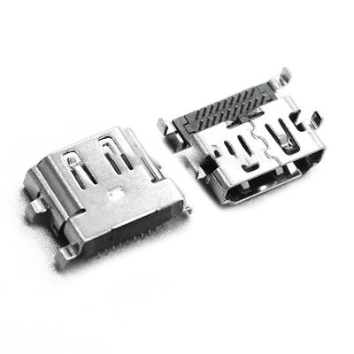 Hdmi Arayüz Konnektörü 19 Pin Dikey Dik Açı Hdmi Soketi Ters Havşa
