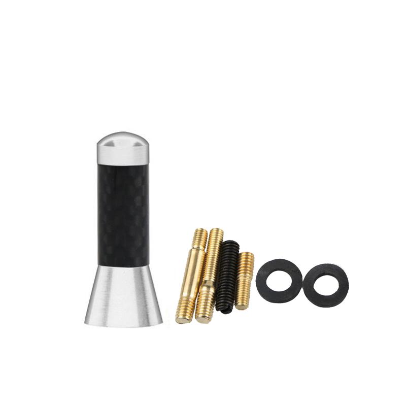 3.5cm Brand New Black Screw Metal Short Stubby Mast Antenna Car Styling Roof Antenna Enhanced Signal Car Accessories