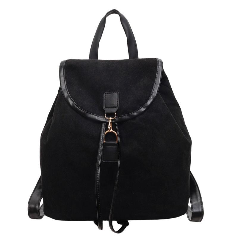 Schoolbag Dame's New American Large-capacity Backpack Bag Women's Fashion Sweet and Cool Retro Leisure Travel Bag