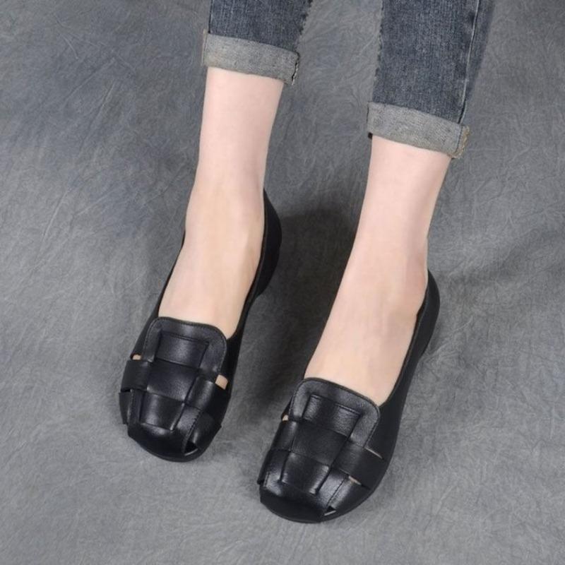 Softsoled Shoes New Womens Comfortable Breathable And Retro Single Sandals