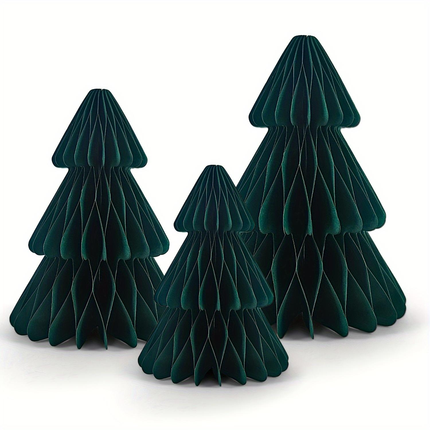 

3pc Christmas Tree Honeycomb Ball Ornaments,Christmas Ball Centerpiece Honeycomb Balls,Christmas Tree Honeycomb Table Decoration