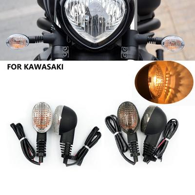 4pcs Turn Signal Light Lens For KAWASAKI EX250R NINJA 250R Vulcan S 650 KLX250/S/SF KLX 300SM 125 150 D-TRACKER X 250 Motorcycle