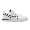 Air Force 1 React Blanco Negro Rojo